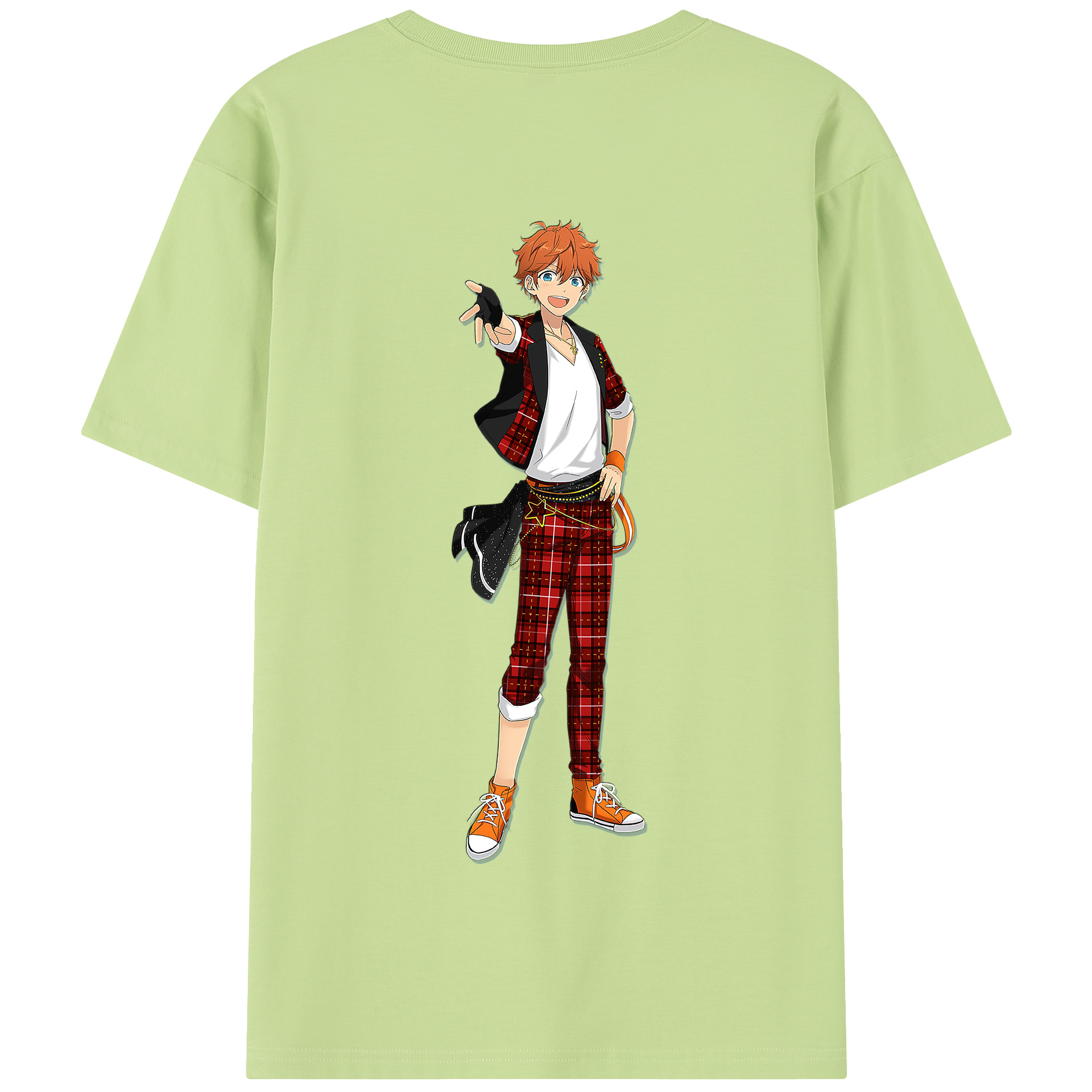 （画像用） あんさんぶるスターズ! Ensemble Stars 綿100％半袖Tシャツ（背面プリント）